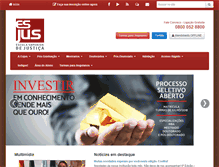 Tablet Screenshot of esjus.com.br